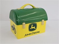 JOHN DEERE LUNCH BOX COKIE JAR "GIBSON"