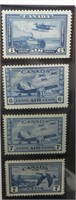 Canada C6-C9, MNH, CV $26 (CV from Unitrade 2