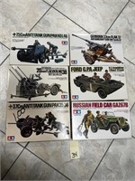 6 Military Model Kits