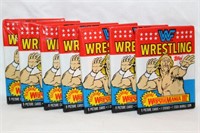 1987 Topps WWF Wrestlemania III 7 Unopened Packs