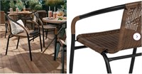 Arthor Rattan Indoor-Outdoor Restaurant chair *new