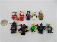 10 personnages LEGO