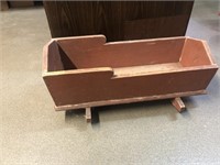 Wood baby cradle (pickup only)