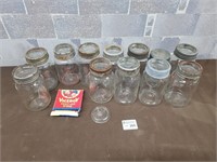 Vintage canning jars