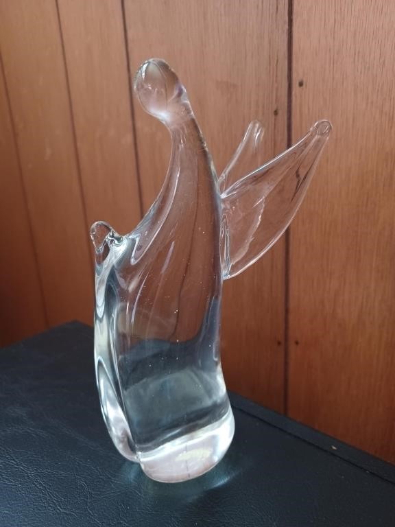 Murano Glass Angel. 7" High
