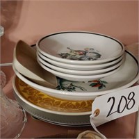 Large Pasta Bowls and service platters