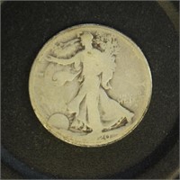 US Coins 1920-D Walking Liberty Half Dollar, circu