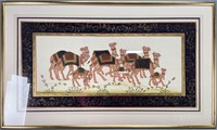 Camel Painting on Silk