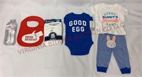 Carter's & Gerber Bib, Baby Clothes - 3 & 3-6M