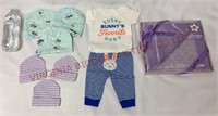 Newborn Caps, Newborn Easter Outfit & Blanket