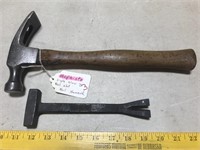 Hammer w/Nail Slot, Crate Tool