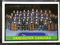 74-75 OPC Vancouver Canucks Team Card #322