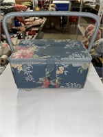 BLUE SEWING BOX