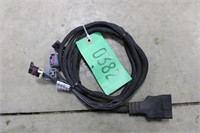 Light harness for snow plow