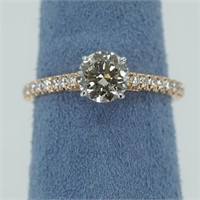 14Kt gold diamond engagement ring