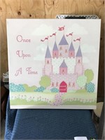 Large Wall Art ONCE UPON A TIME Girls Room Decor