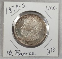1879-S $1  BU P/L Reverse