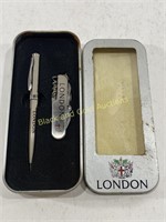 London Pocket Knife & Ink Pen