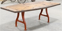 Vintage Industrial Style Dinning Room Table