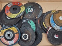 Assorted Grinding, Sanding Wheels