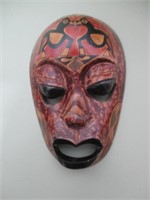 Vintage Malaaca Indonesian Tribal painted  mask