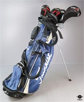 Titleist & Golf Clubs w/Golf Bag