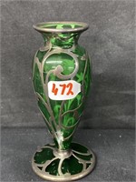 Antique Greensilver  vase