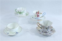 Bone China Tea Cups Shelley, Radford, Shafford