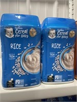 2 GERBER RICE FOR BABIES (SALE BY WAS 12/23