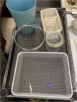 Baskets, canister, trash can