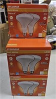 5 Boxes Sylvania BR40 Frosted Bulbs-Soft White