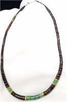 Heishi Bead Turquoise Necklace