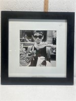 Audrey Hepburn Breakfast At Tiffany framed