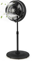 COSTWAY OUTDOOR MISTING FAN, OSCILLATING PEDESTAL