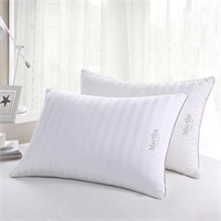 2-Pk Martha Stewart Feather Pillow, Queen Size