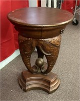 Elephant side table with drawer