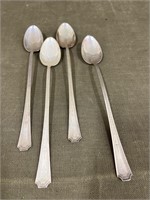 4 Sterling Silver Iced Teaspoons