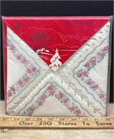 Unopened White Rose Napkins - Oscar & Dorothy