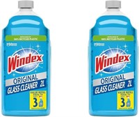Windex Glass Cleaner 2L (Pack of 2)  4.23lbs