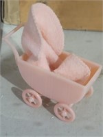 1930's Vint. Pink Miniature Stroller