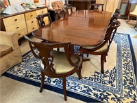 Antique Mahogany Dining Table and 8 Chairs