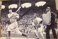 4 Baseball Pics - Aaron, Mantle