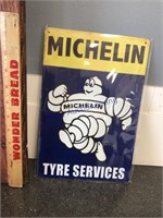 MICHELIN TYRE SERVICE TIN SIGN-APPROX 12"TX8"W
