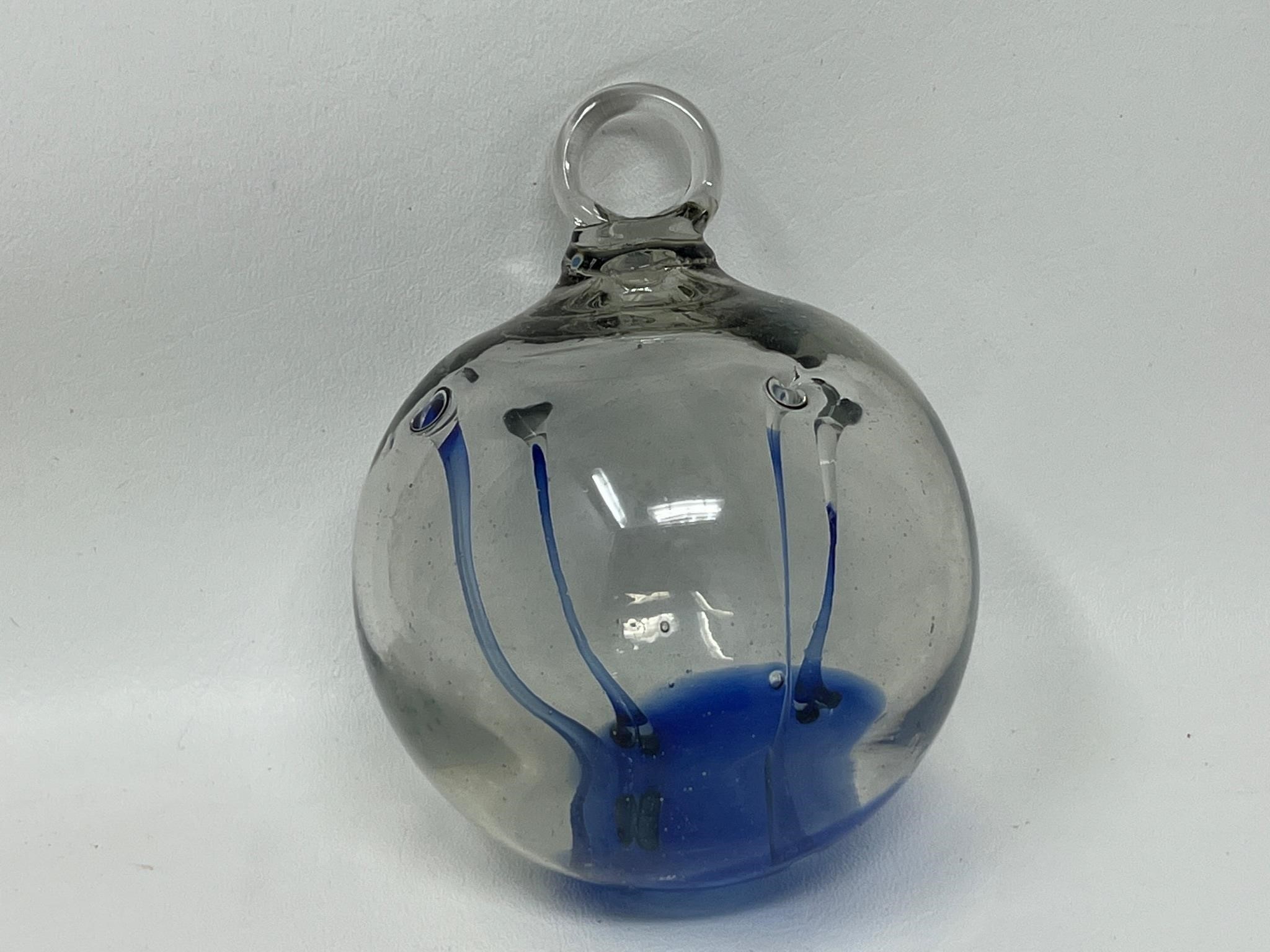 Art Glass Ball Globe Ornament