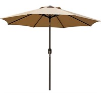 Blissun 9' Outdoor Market Patio Umbrella with tilt