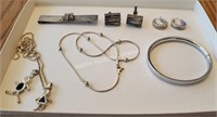 (K) Lot of Various Sterling Jewelry