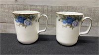 2 Royal Albert Moonlight Rose Coffee Mugs