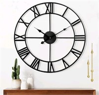 New 1st owned 18" Large Silent Wall Clock Almost N
