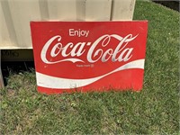 METAL COCA COLA SIGN