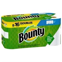 BOUNTY SELECT-A-SIZE PAPER TOWELS, WHITE, 8 DOUBLE